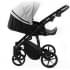 Детская коляска Adamex Mobi Deluxe 3 в 1 M-SA03 (СВ.СЕРАЯ.КОЖА)