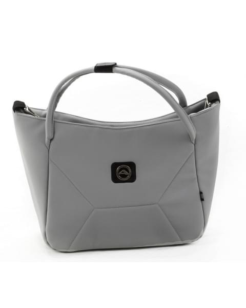 Детская коляска Adamex Mobi Deluxe 3 в 1 M-SA03 (СВ.СЕРАЯ.КОЖА)