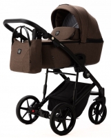 Детская коляска Adamex Mobi Lux New 2 в 1 MN-TK51 КОРИЧНЕВЫЙ