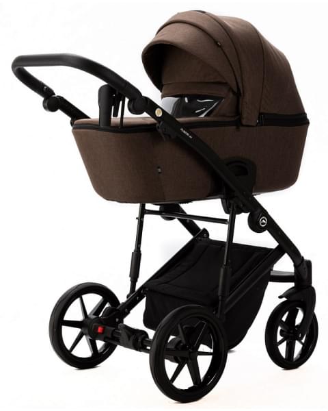 Детская коляска Adamex Mobi Lux New 2 в 1 MN-TK51 КОРИЧНЕВЫЙ