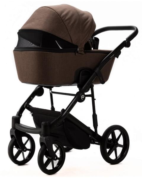 Детская коляска Adamex Mobi Lux New 2 в 1 MN-TK51 КОРИЧНЕВЫЙ