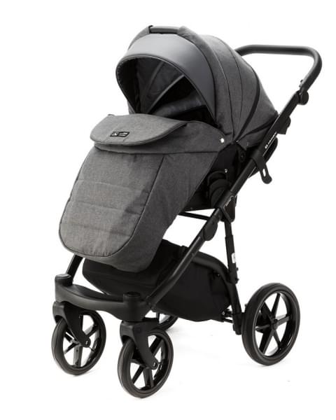 Детская коляска Adamex Nola 3 в 1 N-PS58 (Т.СЕР.+ Т.СЕР. КОЖА)