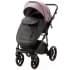Детская коляска Adamex Nola Deluxe 2 в 1 N-SD106 (СИРЕНЬ КОЖА + ЧЕРН.КОЖА)
