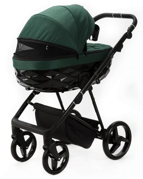 Детская коляска Adamex Quantum 2 в 1 Q-TK52 (Т.ЗЕЛЕНЫЙ)