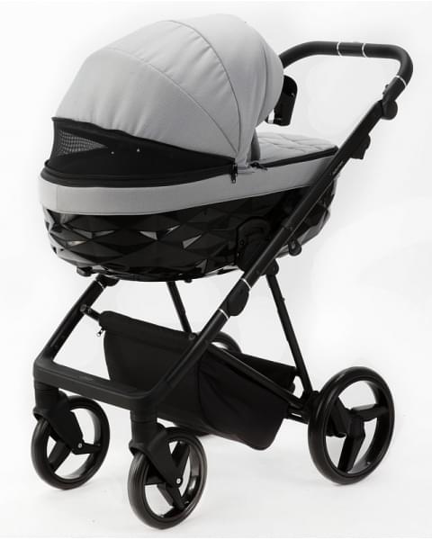 Детская коляска Adamex Quantum 2 в 1 Q-TK83 TIP (СВ.СЕРЫЙ)