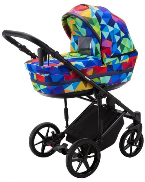 Детская коляска Adamex Rimini 2 в 1 RI-Y123 Lux Радуга
