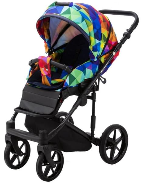 Детская коляска Adamex Rimini 2 в 1 RI-Y123 Lux Радуга