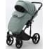 Детская коляска Adamex Zico Deluxe 2 в 1 Z-SA20 СЕР-ЗЕЛЕН.КОЖА