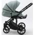 Детская коляска Adamex Zico Deluxe 2 в 1 Z-SA20 СЕР-ЗЕЛЕН.КОЖА