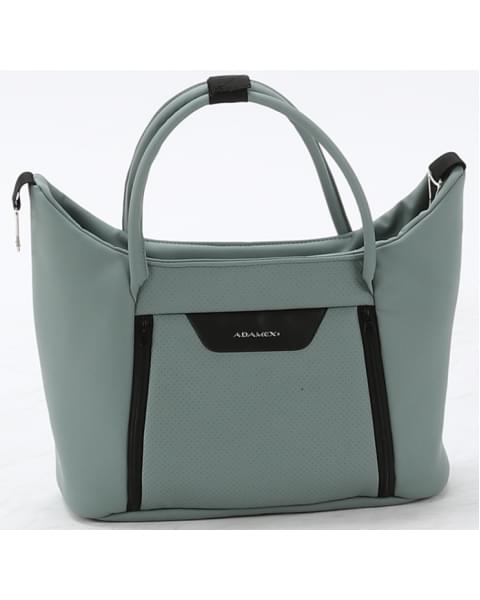 Детская коляска Adamex Zico Deluxe 2 в 1 Z-SA20 СЕР-ЗЕЛЕН.КОЖА