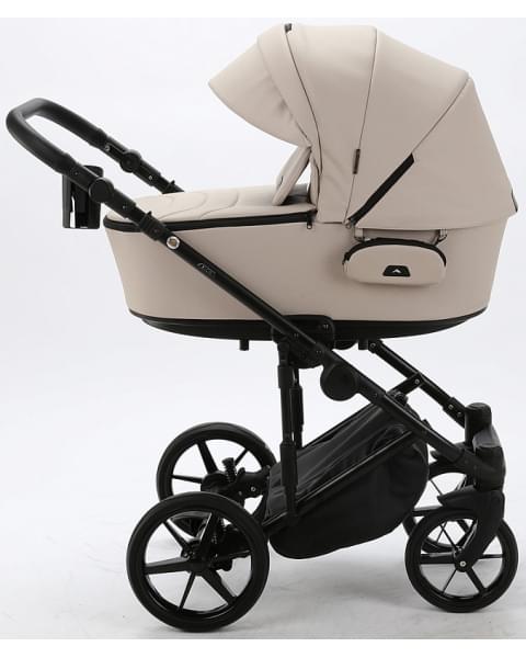 Детская коляска Adamex Zico Deluxe 3 в 1 Z-SA07 СВ.БЕЖ.КОЖА