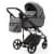 Детская коляска Adamex Zico Deluxe New 2 в 1 ZN-SA04 СЕРАЯ КОЖА
