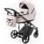 Детская коляска Adamex Zico Deluxe New 2 в 1 ZN-SA15 СВЕТЛО-РОЗОВАЯ КОЖА