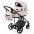 Детская коляска Adamex Zico Deluxe New 2 в 1 ZN-SA15 СВЕТЛО-РОЗОВАЯ КОЖА