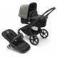 Детская коляска Bugaboo Fox 5 Complete 2 в 1 Black/Midnight Black/Forest Green