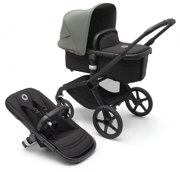 Детская коляска Bugaboo Fox 5 Complete 2 в 1 Black/Midnight Black/Forest Green