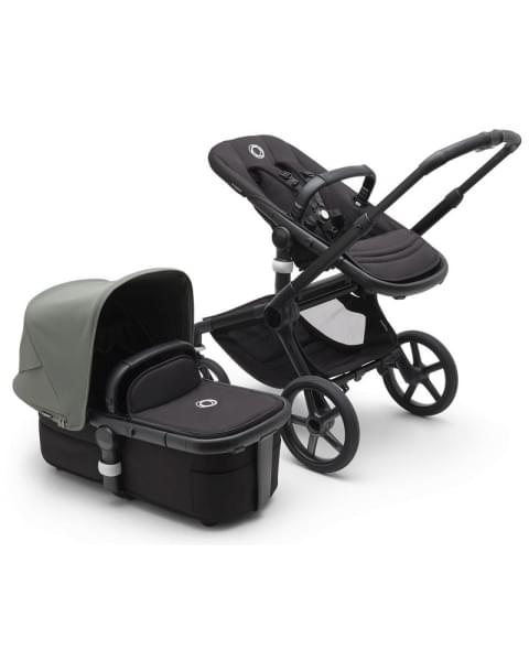 Детская коляска Bugaboo Fox 5 Complete 2 в 1 Black/Midnight Black/Forest Green