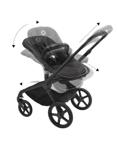 Детская коляска Bugaboo Fox 5 Complete 2 в 1 Black/Midnight Black/Forest Green