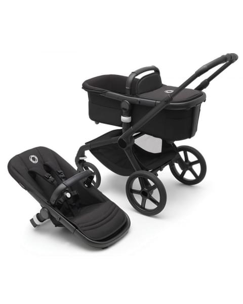 Детская коляска Bugaboo Fox 5 Complete 2 в 1 Black/Midnight Black/Forest Green