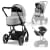 Детская коляска Cybex Balios S Lux BLK Aton B2 i-Size 3 в 1 Lava Grey с дождевиком/Volcano Black