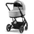 Детская коляска Cybex Balios S Lux BLK Aton B2 i-Size 3 в 1 Lava Grey с дождевиком/Volcano Black