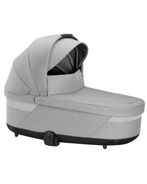 Детская коляска Cybex Balios S Lux BLK Aton B2 i-Size 3 в 1 Lava Grey с дождевиком/Volcano Black