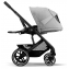 Детская коляска Cybex Balios S Lux BLK Aton B2 i-Size 3 в 1 Lava Grey с дождевиком/Volcano Black