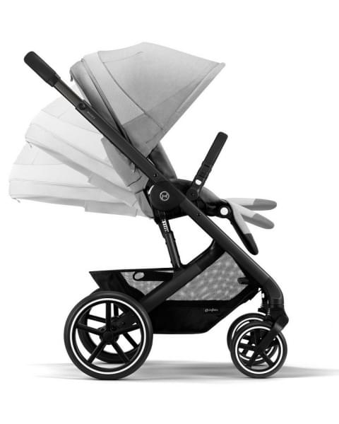 Детская коляска Cybex Balios S Lux BLK Aton B2 i-Size 3 в 1 Lava Grey с дождевиком/Volcano Black