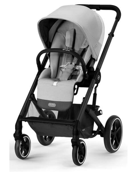Детская коляска Cybex Balios S Lux BLK Aton B2 i-Size 3 в 1 Lava Grey с дождевиком/Volcano Black