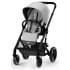 Детская коляска Cybex Balios S Lux BLK Aton B2 i-Size 3 в 1 Lava Grey с дождевиком/Volcano Black