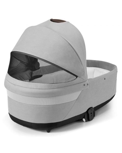 Детская коляска Cybex Balios S Lux BLK Aton B2 i-Size 3 в 1 Lava Grey с дождевиком/Volcano Black