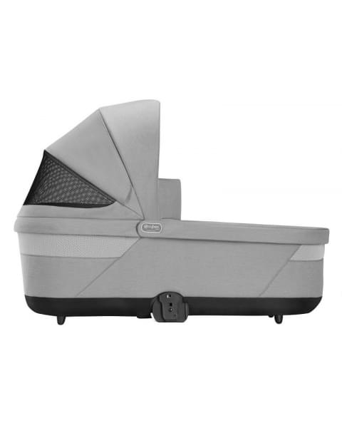 Детская коляска Cybex Balios S Lux BLK Aton B2 i-Size 3 в 1 Lava Grey с дождевиком/Volcano Black