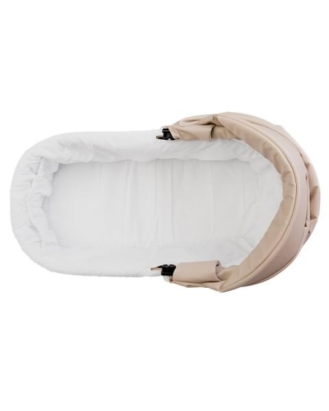 Детская коляска Indigo Barbara Eco Classic 2 в 1 Be02 св.бежевая кожа