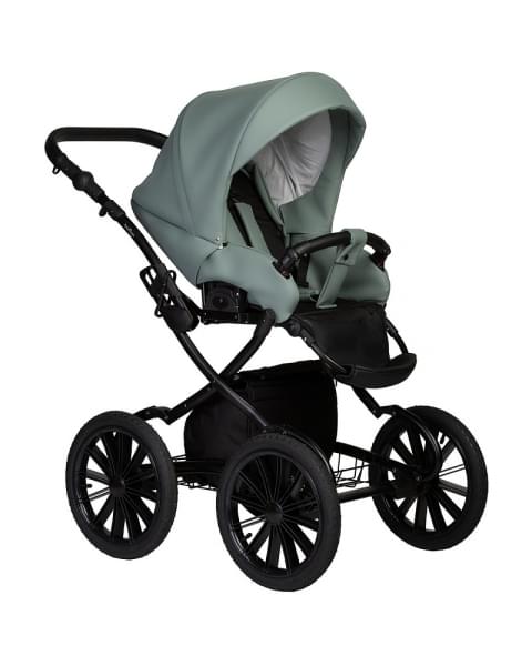 Детская коляска Indigo Mio Eco Plus 14 2 в 1 03 шалфей кожа