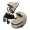 Детская коляска Iningbaby Sevila 2 в 1 khaki/бежевый