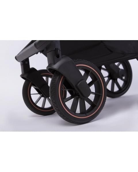 Детская коляска Peppy Monaco GP 2 в 1 Rose Black рама черно-золотая