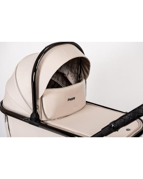 Детская коляска Peppy Tecla 2 в 1 Stone Chrome Edition (Бежевый)