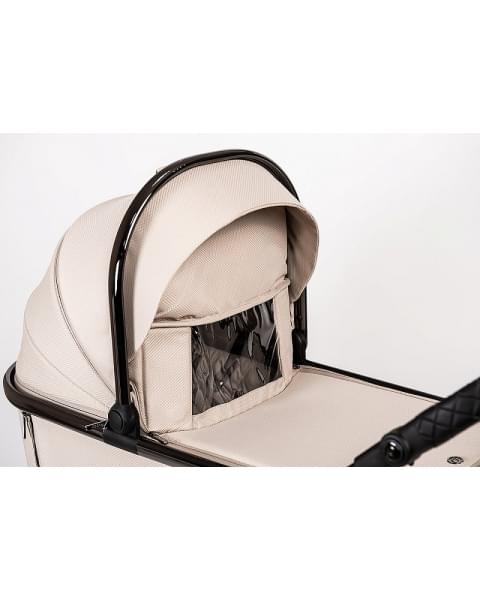 Детская коляска Peppy Tecla 2 в 1 Stone Chrome Edition (Бежевый)