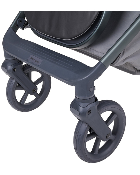 Коляска 2 в 1 Pituso Teffy Steel Grey/Graphite