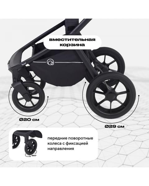 Детская коляска Rant Flex 2 в 1 RA076 Graphite