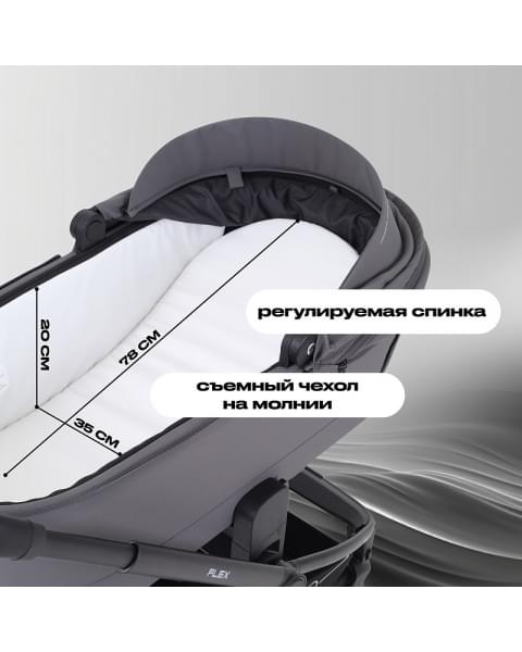 Детская коляска Rant Flex 2 в 1 RA076 Graphite