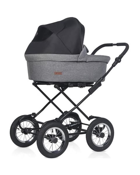 Детская коляска Riko Basic Bella Lux Classic 2 в 1 01 темно-серый