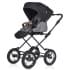 Детская коляска Riko Basic Bella Lux Classic 2 в 1 01 темно-серый
