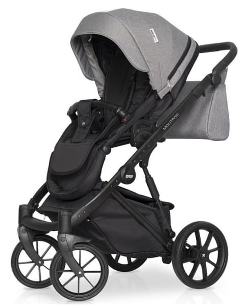 Детская коляска Riko Basic Montana 2 в 1 04 графит