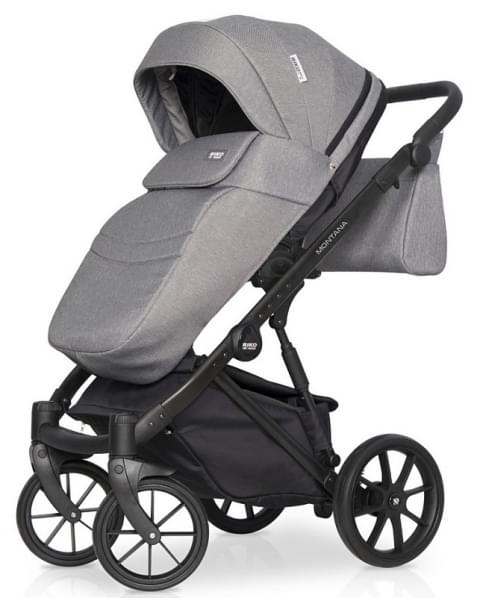 Детская коляска Riko Basic Montana 2 в 1 04 графит