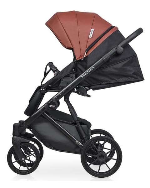 Детская коляска Riko Basic Montana Ecco 2 в 1 17 Maroon