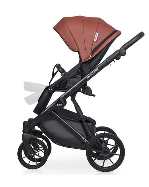 Детская коляска Riko Basic Montana Ecco 2 в 1 17 Maroon