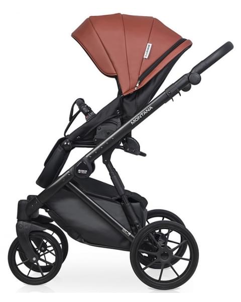 Детская коляска Riko Basic Montana Ecco 2 в 1 17 Maroon