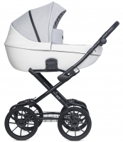 Детская коляска Riko Basic Pacco Classic 2 в 1 05 Grey Fox (серый-белый)