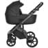 Детская коляска Roan Bass Next Кожа 3 в 1 с автокреслом Tutis Elo Lux EduSky Black RN088/1 Black/Black